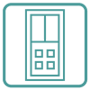 Puerta de sala limpia
