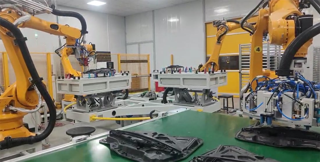 Línea automática de sellado y juntas (gasketing)